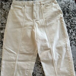 A New Day Cream Tapered Jeans
